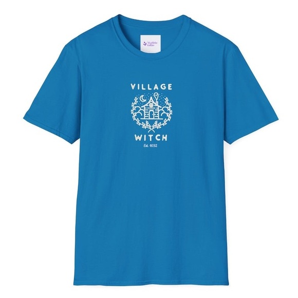 Village Witch Salem 1692 Halloween Unisex Softstyle T-Shirt Brand New - Picture 9 of 10